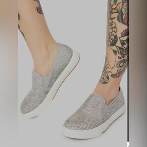 Steve Madden ladies rhinestone sneakers